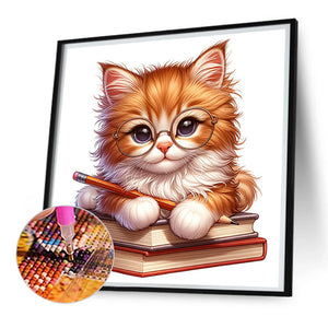 Cute Kitten 30*30CM (canvas) Full Square Drill Diamond Painting