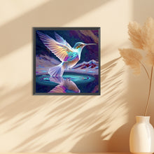 Load image into Gallery viewer, Glowing Hummingbird 30*30CM (canvas) Full Round Drill Diamond Painting
