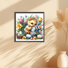 Load image into Gallery viewer, Chicken Drawing Easter Eggs 30*30CM (canvas) Full Round Drill Diamond Painting
