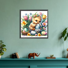 Load image into Gallery viewer, Chicken Drawing Easter Eggs 30*30CM (canvas) Full Round Drill Diamond Painting

