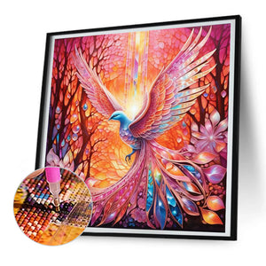 Colorful Bird 30*30CM (canvas) Full Round Drill Diamond Painting