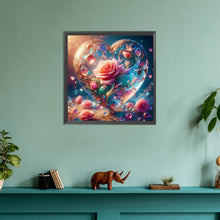 Load image into Gallery viewer, Love Glass And Rose 30*30CM (canvas) Full Round Drill Diamond Painting
