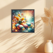 Load image into Gallery viewer, Easter Eggs With Daffodils 30*30CM (canvas) Full Round Drill Diamond Painting
