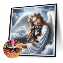 Load image into Gallery viewer, Angel And Dog 30*30CM (canvas) Full Round Drill Diamond Painting
