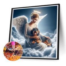 Load image into Gallery viewer, Angel And Dog 30*30CM (canvas) Full Round Drill Diamond Painting
