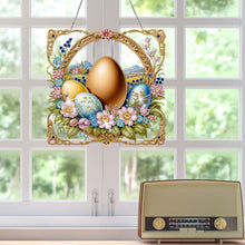 Load image into Gallery viewer, Easter Egg Scene Single-Sided Diamond Art Hanging Pendant for Office Home Decor
