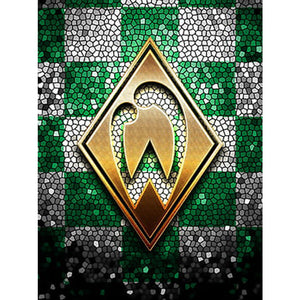 Werder Bremen Logo 30*40CM (canvas) Full Square Drill Diamond Painting