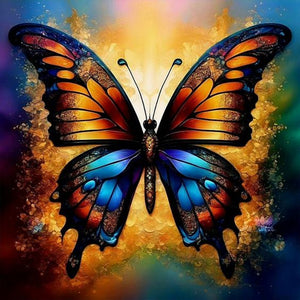 Butterfly 30*30CM (canvas) Full Round Drill Diamond Painting