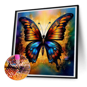 Butterfly 30*30CM (canvas) Full Round Drill Diamond Painting