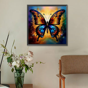 Butterfly 30*30CM (canvas) Full Round Drill Diamond Painting