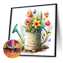 Load image into Gallery viewer, Watering Pot Bouquet 30*30CM (canvas) Full Round Drill Diamond Painting
