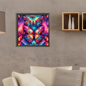 Butterfly 35*35CM (canvas) Full Round Drill Diamond Painting