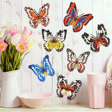 Load image into Gallery viewer, 8Pcs Butterfly Kid Diamond Art Painting Stickers Kits Fun DIY Arts Crafts Paint
