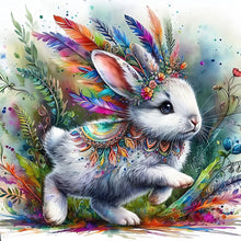 Load image into Gallery viewer, Indian Colorful Rabbit 40*40CM (canvas) Full Round Drill Diamond Painting
