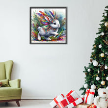 Load image into Gallery viewer, Indian Colorful Rabbit 40*40CM (canvas) Full Round Drill Diamond Painting
