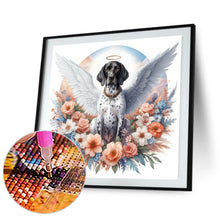 Load image into Gallery viewer, Angel Dog And Baby 30*30CM (canvas) Full Round Drill Diamond Painting
