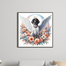 Load image into Gallery viewer, Angel Dog And Baby 30*30CM (canvas) Full Round Drill Diamond Painting
