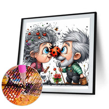 Load image into Gallery viewer, Old Couple 30*30CM (canvas) Full Round Drill Diamond Painting
