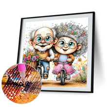 Load image into Gallery viewer, Old Couple 30*30CM (canvas) Full Round Drill Diamond Painting
