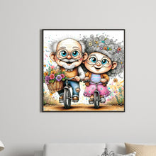 Load image into Gallery viewer, Old Couple 30*30CM (canvas) Full Round Drill Diamond Painting
