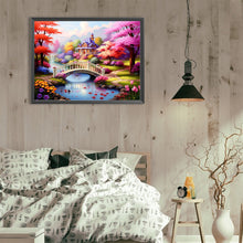 Load image into Gallery viewer, Woods House 40*30CM (canvas) Full Round Drill Diamond Painting
