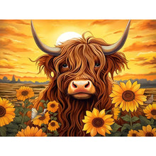 Load image into Gallery viewer, Sunflower Yak 40*30CM (canvas) Full Round Drill Diamond Painting
