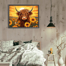 Load image into Gallery viewer, Sunflower Yak 40*30CM (canvas) Full Round Drill Diamond Painting
