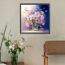 Load image into Gallery viewer, Vase Bouquet 30*30CM (canvas) Full Round Drill Diamond Painting
