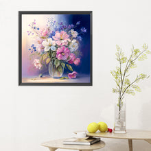 Load image into Gallery viewer, Vase Bouquet 30*30CM (canvas) Full Round Drill Diamond Painting
