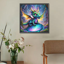 Load image into Gallery viewer, Multi-Colored Dragon 30*30CM (canvas) Full Round Drill Diamond Painting
