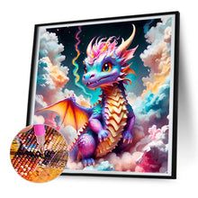 Load image into Gallery viewer, Colorful Dragon In The Mist 30*30CM (canvas) Full Round Drill Diamond Painting

