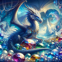 Load image into Gallery viewer, Dragons And Dragon&#39;S Treasures 30*30CM (canvas) Full Round Drill Diamond Painting
