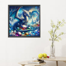 Load image into Gallery viewer, Dragons And Dragon&#39;S Treasures 30*30CM (canvas) Full Round Drill Diamond Painting
