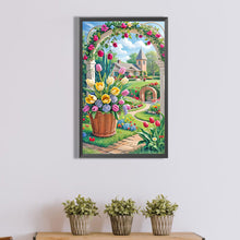 Load image into Gallery viewer, Manor Flowers And Plants 30*50CM (canvas) Full Round Drill Diamond Painting
