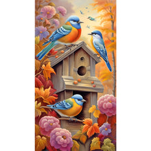 Load image into Gallery viewer, Bird On Branch 40*70CM (canvas) Full Round Drill Diamond Painting
