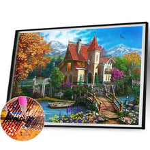 Load image into Gallery viewer, Woods House 50*40CM (canvas) Full Square Drill Diamond Painting
