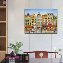 Load image into Gallery viewer, Houses Street 60*45CM (canvas) Full Square Drill Diamond Painting
