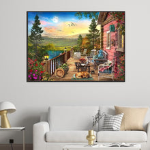 Load image into Gallery viewer, Woods House 70*50CM (canvas) Full Square Drill Diamond Painting
