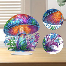 Load image into Gallery viewer, Mushroom Handmade Diamond Art Tabletop Decor Home Office Decor (Leaf Mushroom)
