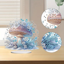 Load image into Gallery viewer, Mushroom Handmade Diamond Art Tabletop Decor Home Office Decor (Flower Mushroom)
