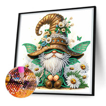 Load image into Gallery viewer, Spring Dragonfly Gnome 30*30CM (canvas) Partial Special-Shaped Drill Diamond Painting
