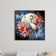Load image into Gallery viewer, Glass Pattern Red-Crowned Crane 40*40CM (canvas) Full Round Drill Diamond Painting
