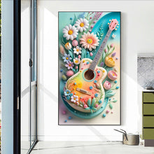 Load image into Gallery viewer, Fresh Guitar 40*70CM (canvas) Full Round Drill Diamond Painting
