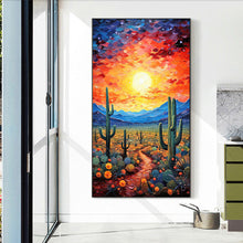 Load image into Gallery viewer, Dreamscape Cactus 40*70CM (canvas) Full Round Drill Diamond Painting
