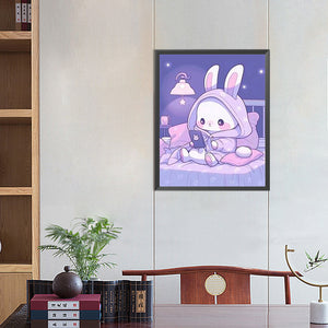 Cute Bunny 40*50CM (canvas) Full Square Drill Diamond Painting