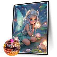 Load image into Gallery viewer, Lotus And Fairy Girl 40*50CM (canvas) Full Round Drill Diamond Painting
