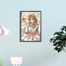 Load image into Gallery viewer, Sweet Girl 40*60CM (canvas) Full Round Drill Diamond Painting
