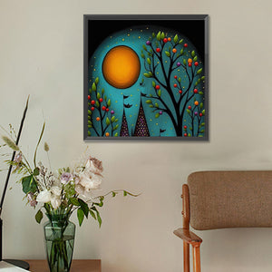Abstract Trees 30*30CM (canvas) Full Round Drill Diamond Painting