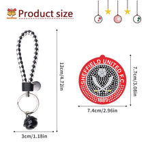 Load image into Gallery viewer, Double Sided Sheffield United F.C.Diamond Painting Art Keychain Pendant Craft
