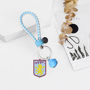 Double Side Aston Villa F.C. Diamond Painting Art Keychain Pendant Home Decor